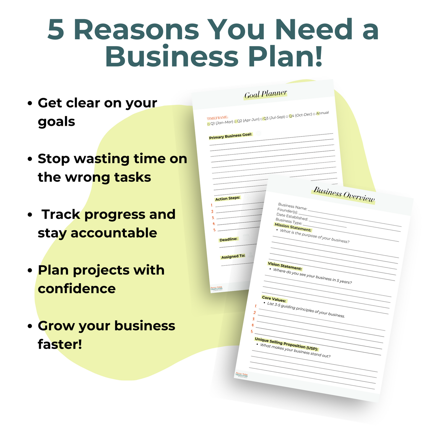 Special Bonus Only - Business Planning & Strategy Templates