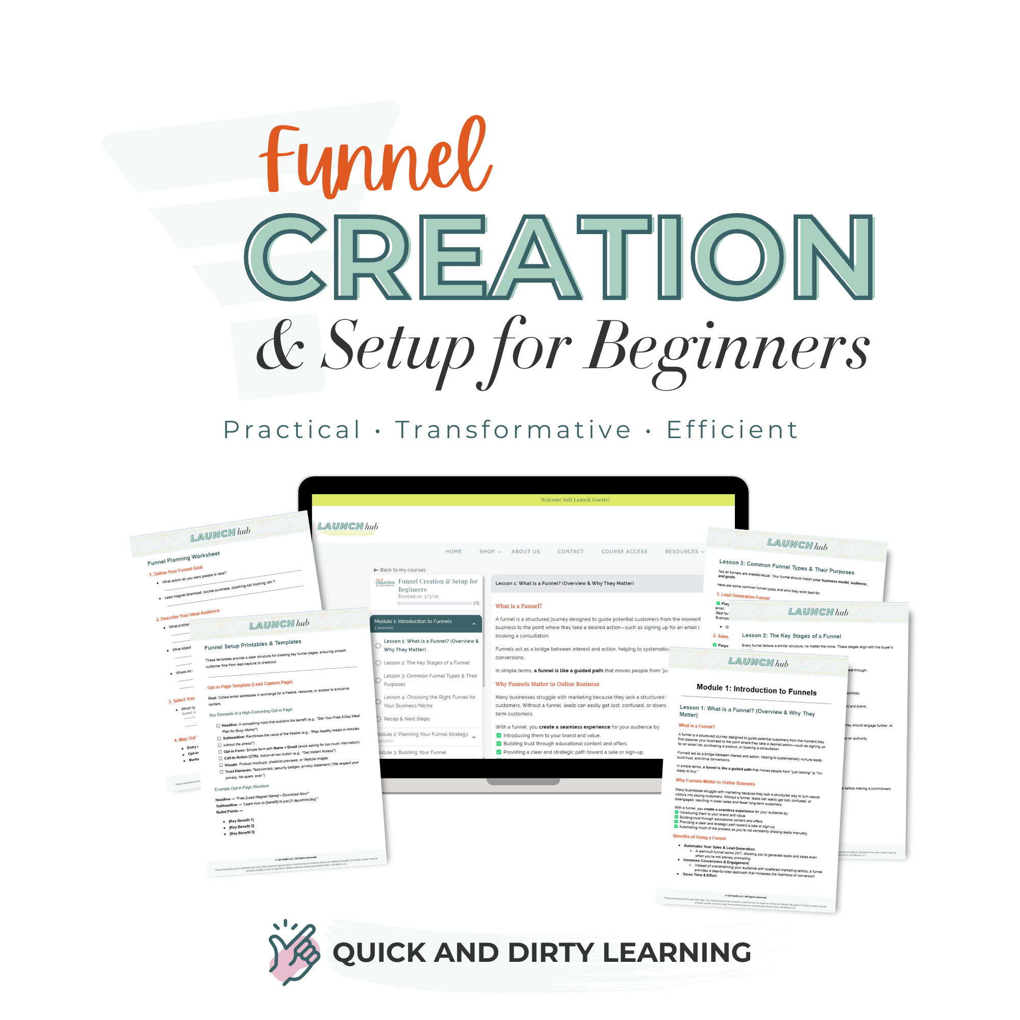 Funnel Creation & Setup for Beginners – The Launch Hub
