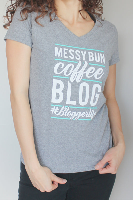 Messy Bun – Coffee – Blog Tee