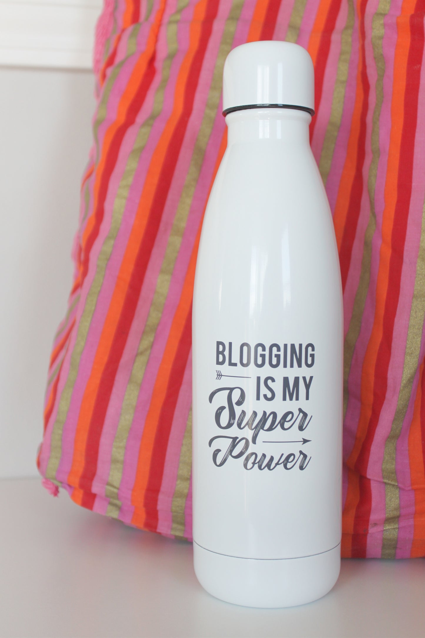 Blogging Is My Super Power Water Bottle